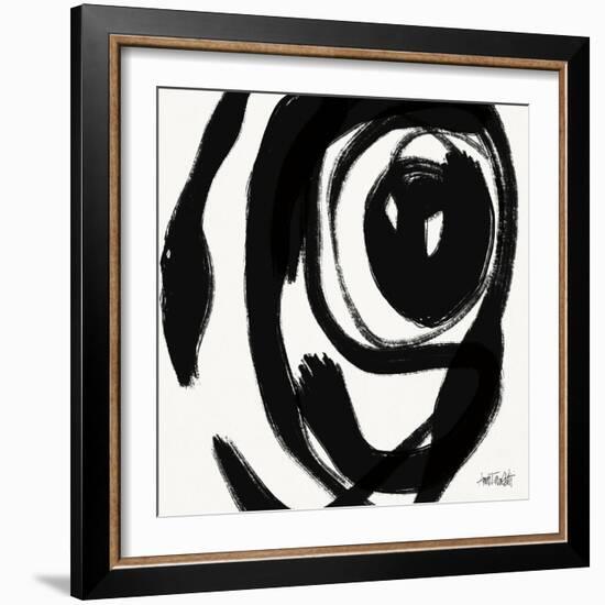 Black and White Abstract I-Anne Tavoletti-Framed Art Print