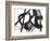 Black and White Abstract Painting 3-Jaime Derringer-Framed Giclee Print