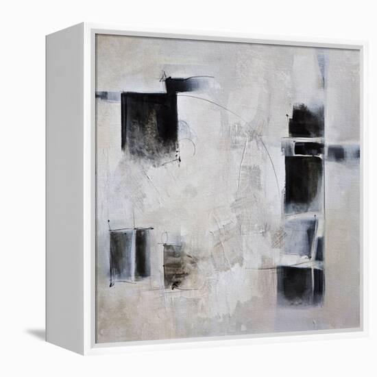 Black and White and in Between-Karen Hale-Framed Stretched Canvas