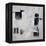 Black and White and in Between-Karen Hale-Framed Stretched Canvas