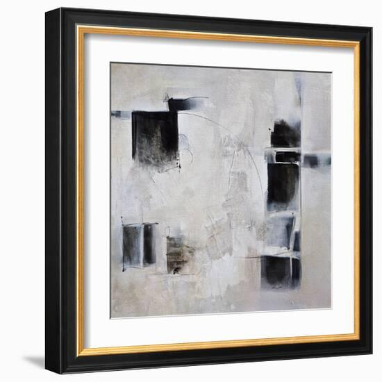 Black and White and in Between-Karen Hale-Framed Art Print