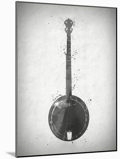 Black and White Banjo-Dan Sproul-Mounted Art Print