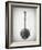 Black and White Banjo-Dan Sproul-Framed Art Print