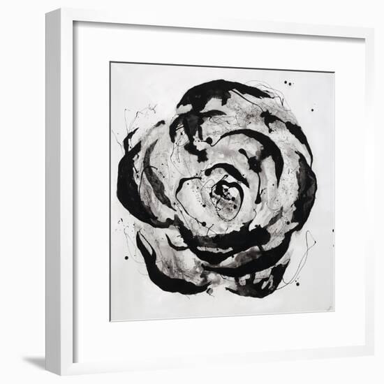 Black and White Bloom I-Sydney Edmunds-Framed Giclee Print