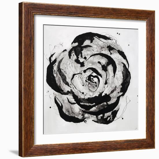 Black and White Bloom I-Sydney Edmunds-Framed Giclee Print