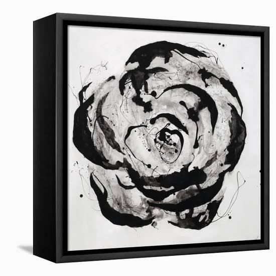 Black and White Bloom I-Sydney Edmunds-Framed Premier Image Canvas