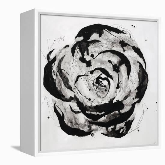 Black and White Bloom I-Sydney Edmunds-Framed Premier Image Canvas