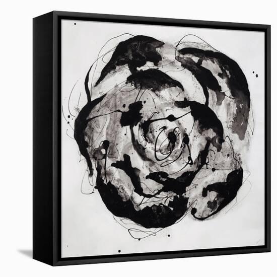 Black and White Bloom II-Sydney Edmunds-Framed Premier Image Canvas