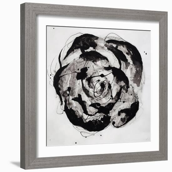 Black and White Bloom II-Sydney Edmunds-Framed Giclee Print