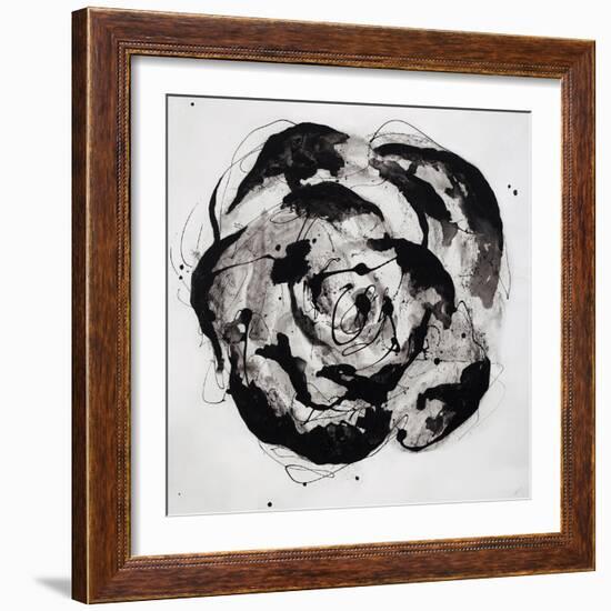 Black and White Bloom II-Sydney Edmunds-Framed Giclee Print