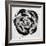 Black and White Bloom II-Sydney Edmunds-Framed Giclee Print