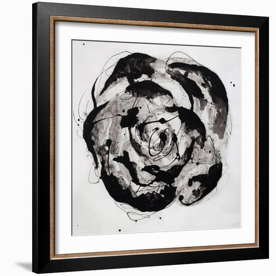 Black and White Bloom II-Sydney Edmunds-Framed Giclee Print