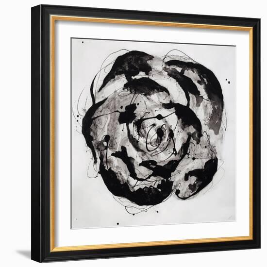 Black and White Bloom II-Sydney Edmunds-Framed Giclee Print