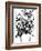 Black and White Bouquet 1-Filippo Ioco-Framed Art Print