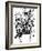 Black and White Bouquet 1-Filippo Ioco-Framed Art Print