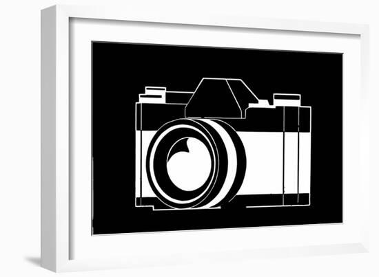 Black and White Camera-null-Framed Photo