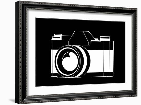 Black and White Camera-null-Framed Photo