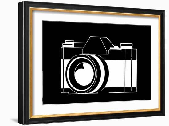 Black and White Camera-null-Framed Photo