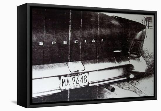 Black and White Car-David Studwell-Framed Premier Image Canvas