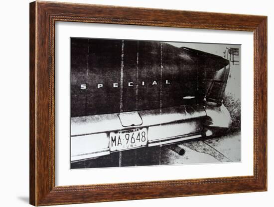 Black and White Car-David Studwell-Framed Giclee Print