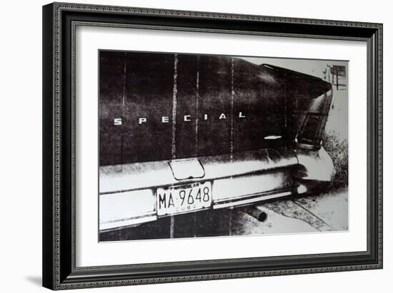 Black and White Car-David Studwell-Framed Giclee Print