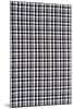 Black And White Checkered Cloth-RuslanOmega-Mounted Art Print