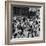 Black and White Children Playing in School Playground-Peter Stackpole-Framed Photographic Print