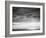 Black and white cloud formatio-Savanah Plank-Framed Photo