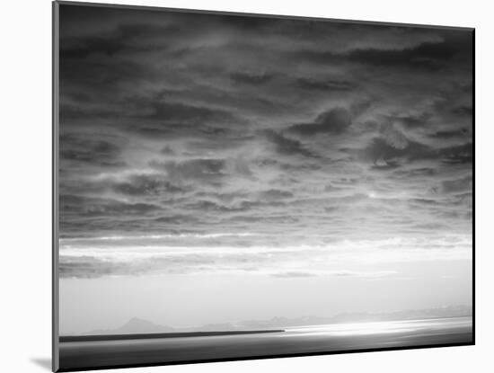 Black and white cloud formatio-Savanah Plank-Mounted Photo