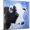 Black and White Cow-Michelle Faber-Mounted Giclee Print