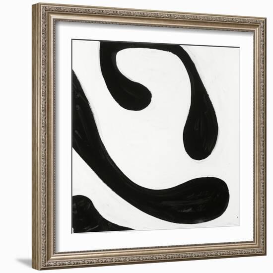 Black and White D-Franka Palek-Framed Giclee Print