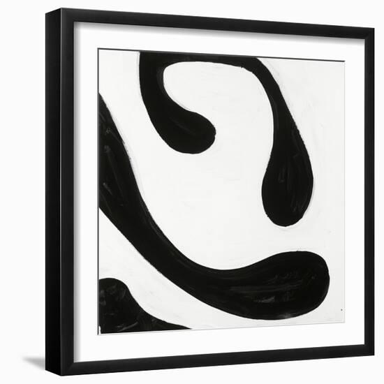 Black and White D-Franka Palek-Framed Giclee Print