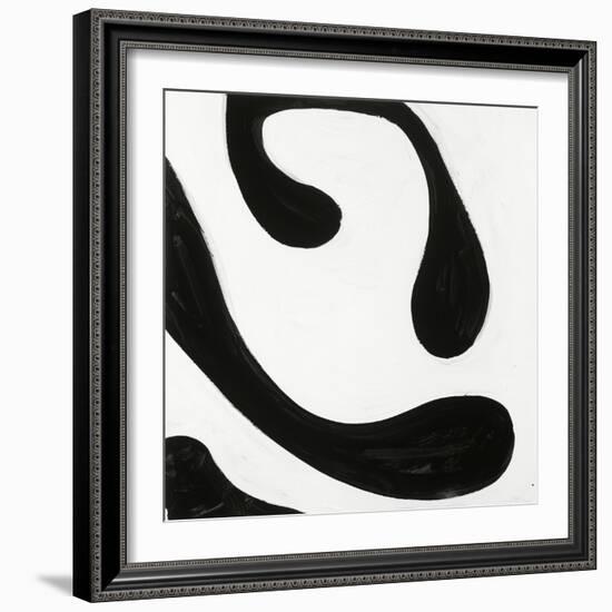 Black and White D-Franka Palek-Framed Giclee Print