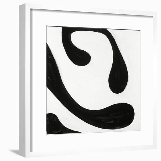 Black and White D-Franka Palek-Framed Premium Giclee Print