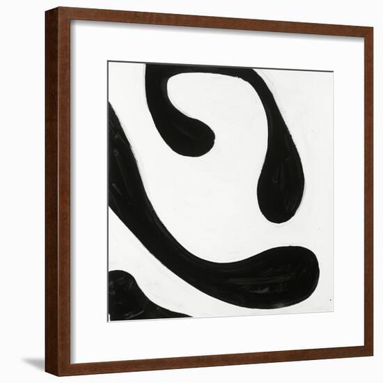 Black and White D-Franka Palek-Framed Premium Giclee Print