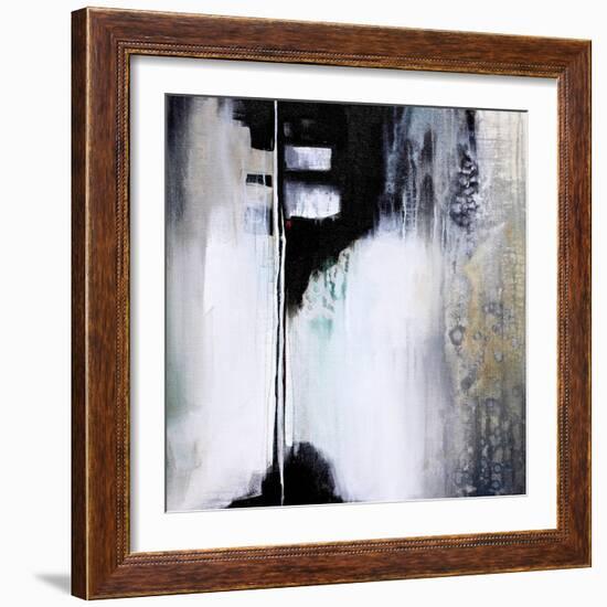 Black and White Drama-Karen Hale-Framed Art Print