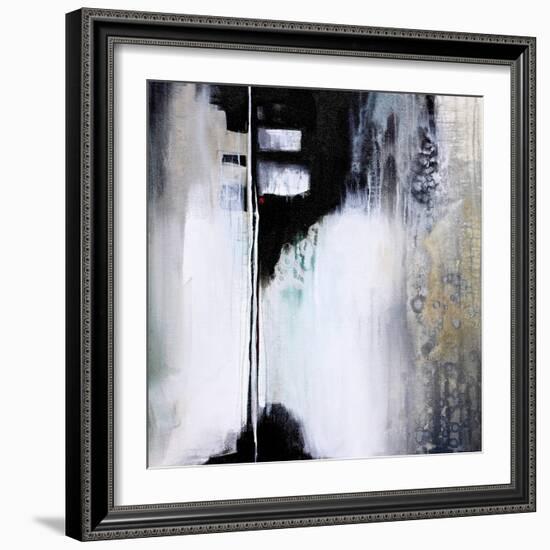 Black and White Drama-Karen Hale-Framed Art Print