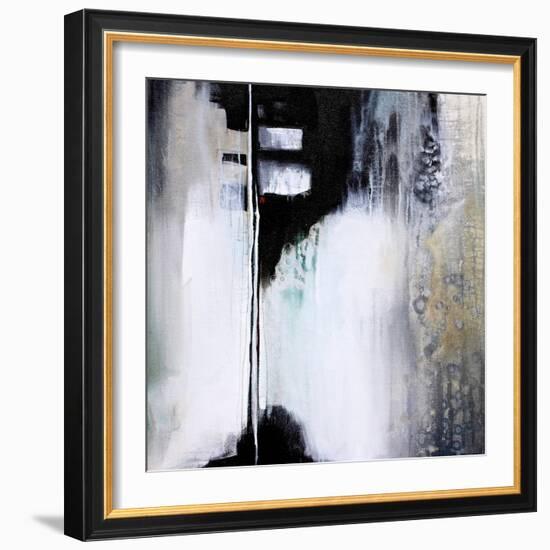 Black and White Drama-Karen Hale-Framed Art Print