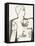 Black and White Drawing of Tattooed Man-Marie Bertrand-Framed Premier Image Canvas