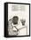 Black and White Drawing of Woman Sitting at Table, Head in Her Arms-Marie Bertrand-Framed Premier Image Canvas