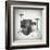 Black and White Drums-Dan Sproul-Framed Art Print