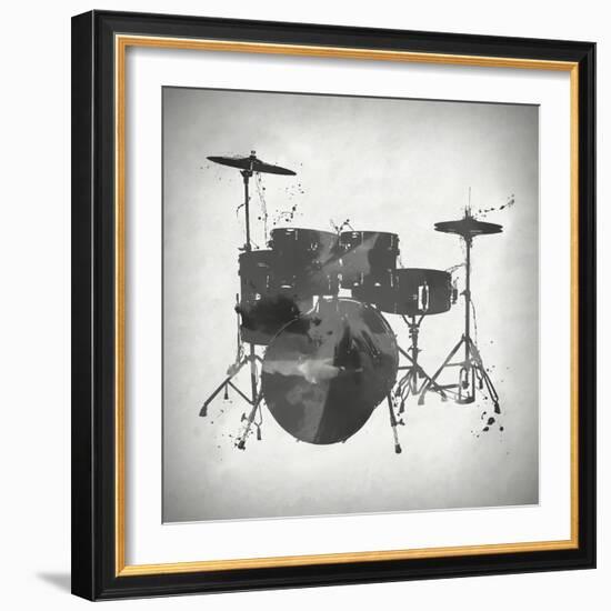 Black and White Drums-Dan Sproul-Framed Premium Giclee Print