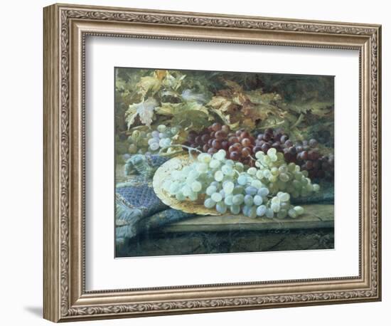 Black and White Grapes-William Jabez Muckley-Framed Giclee Print