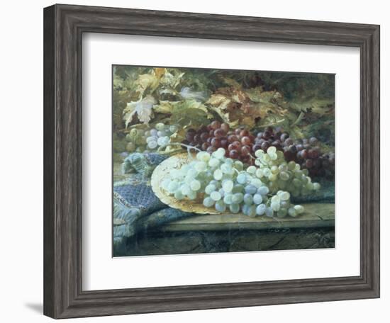 Black and White Grapes-William Jabez Muckley-Framed Giclee Print