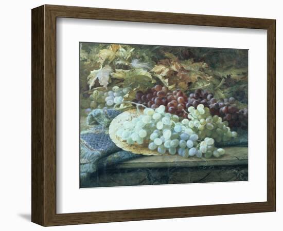 Black and White Grapes-William Jabez Muckley-Framed Giclee Print