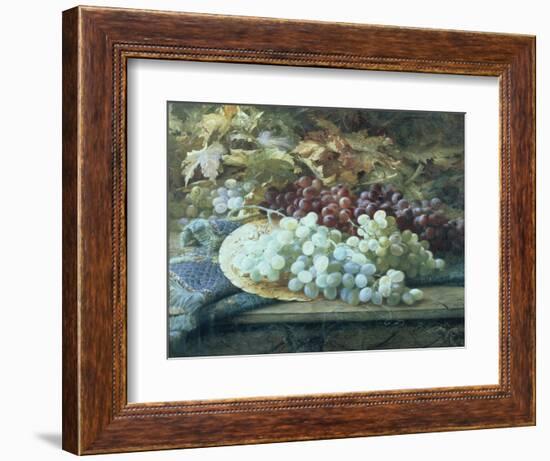 Black and White Grapes-William Jabez Muckley-Framed Giclee Print