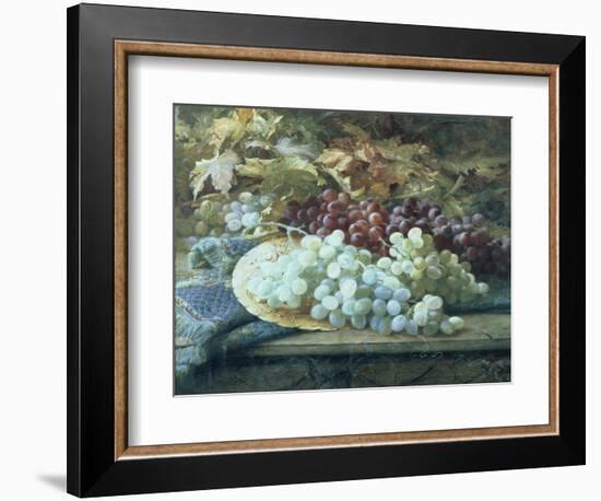 Black and White Grapes-William Jabez Muckley-Framed Giclee Print