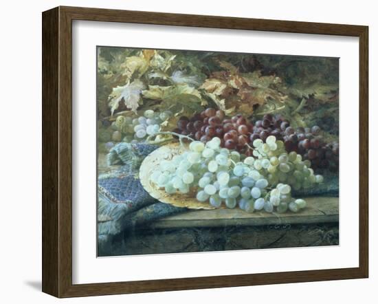 Black and White Grapes-William Jabez Muckley-Framed Giclee Print