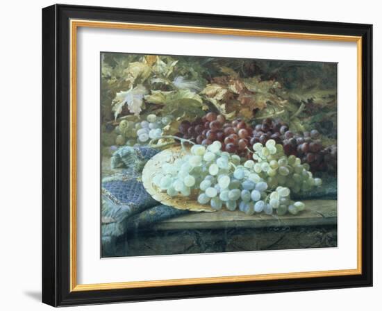 Black and White Grapes-William Jabez Muckley-Framed Giclee Print