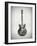 Black and White Guitar-Dan Sproul-Framed Art Print